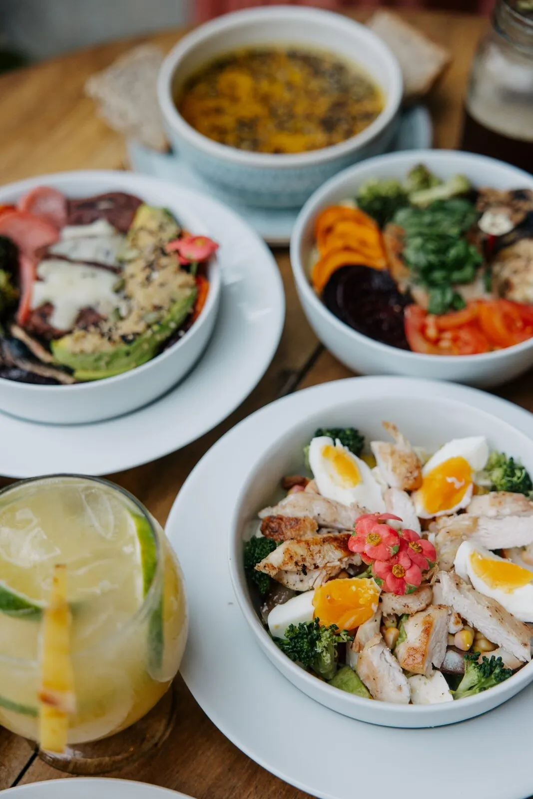 Bowls y limonada